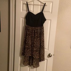 High-Low Cheetah Dress